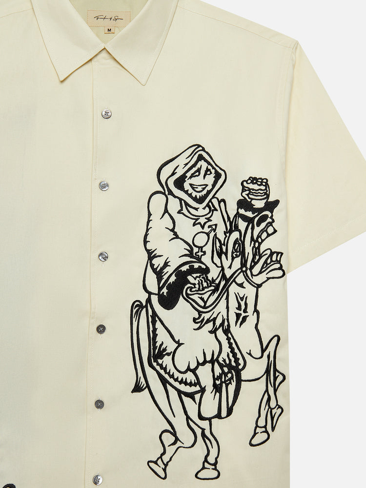 HAND DRAWN EMBROIDERED SHIRT