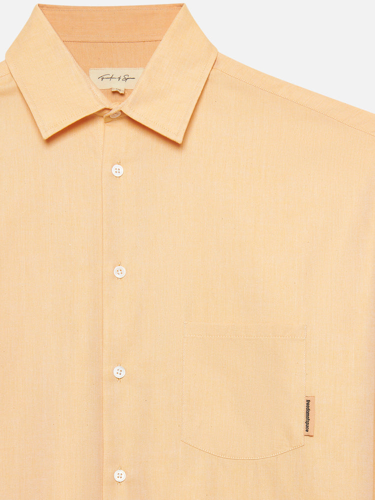 LONG SLEEVE SHIRT TERRACOTA