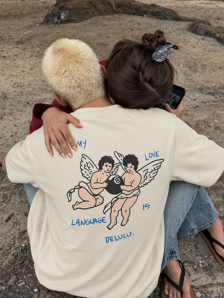 DELULU T-SHIRT OFF WHITE