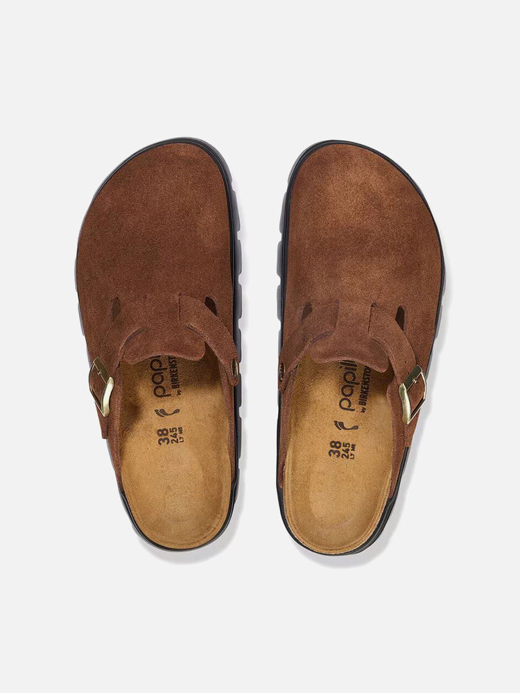 BIRKENSTOCK BOSTON CHUNKY VL DARK TEA BLACK