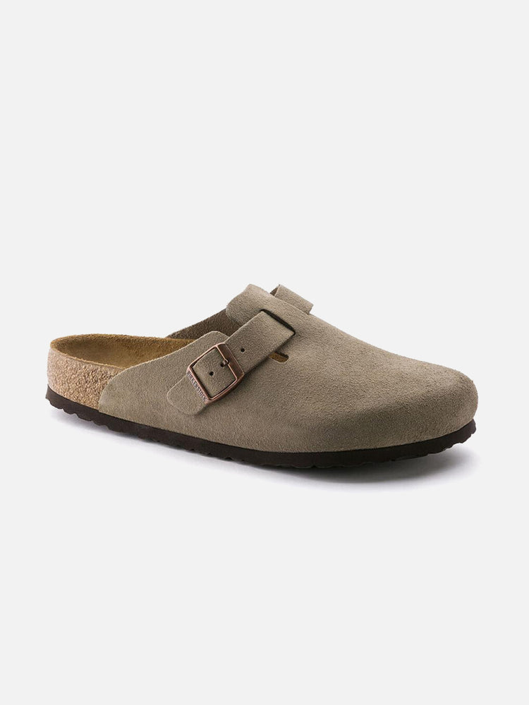 BIRKENSTOCK BOSTON SOFT FOOTBED TAUPE