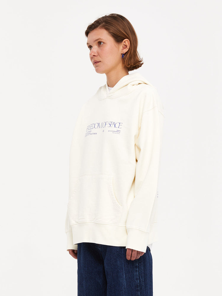 5TH ANNIVERSARY HOODIE OFF WHITE