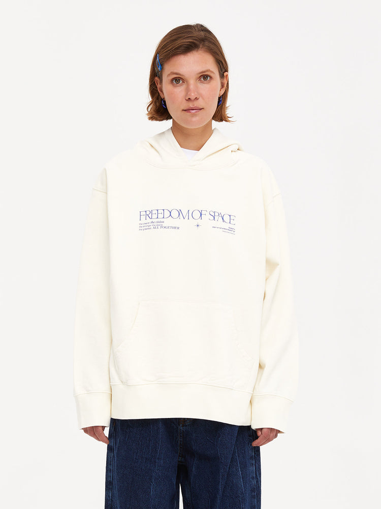 5TH ANNIVERSARY HOODIE OFF WHITE