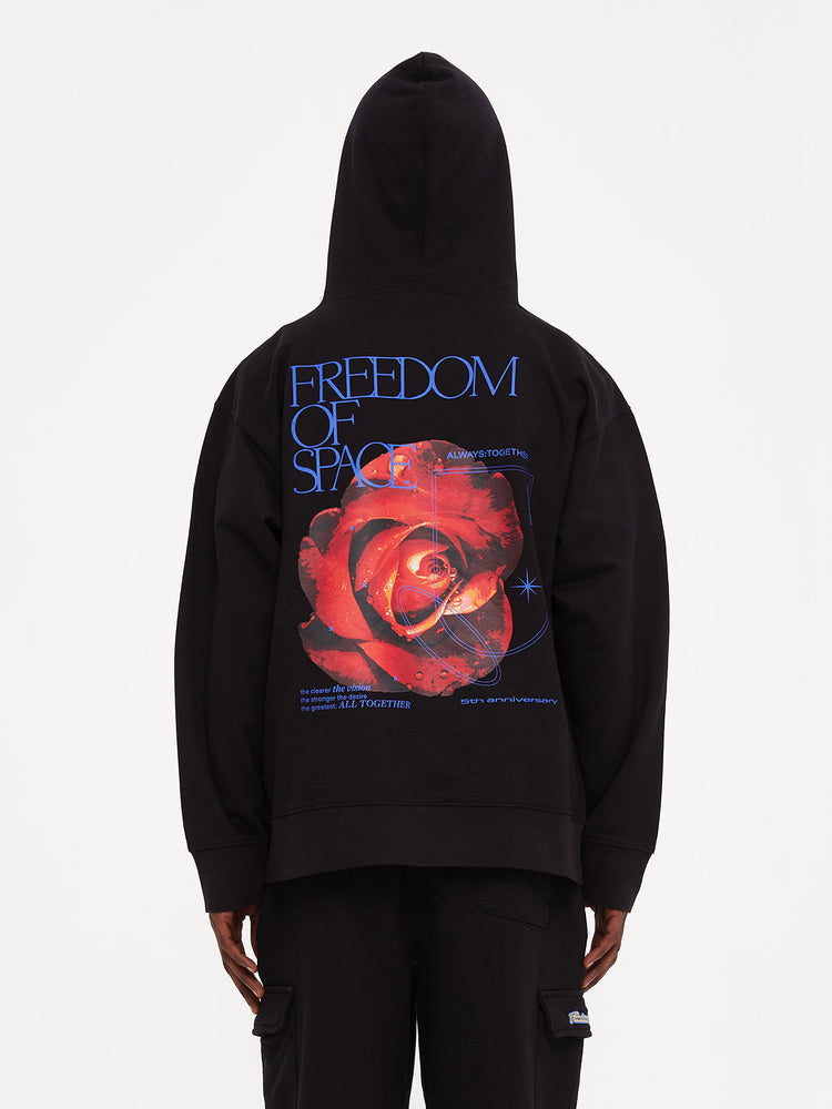 5TH ANNIVERSARY HOODIE BLACK
