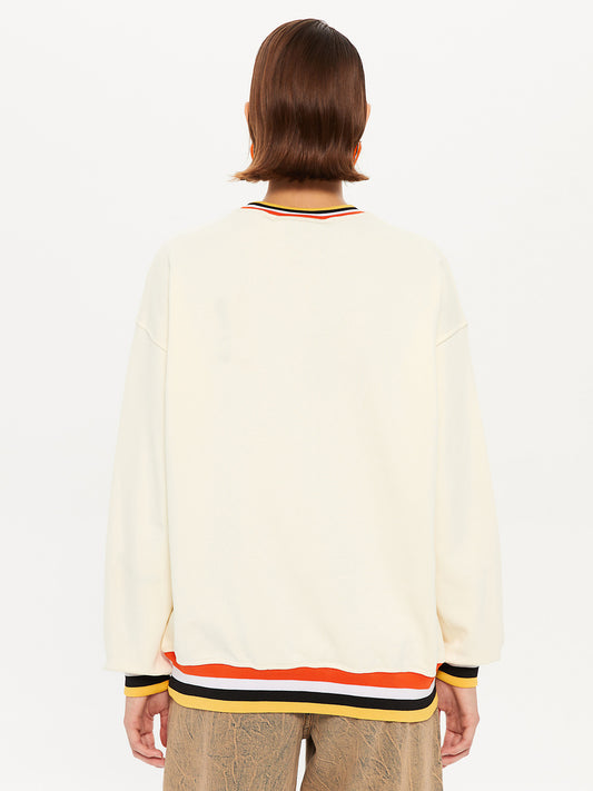 DAISY SWEATSHIRT OFF WHITE