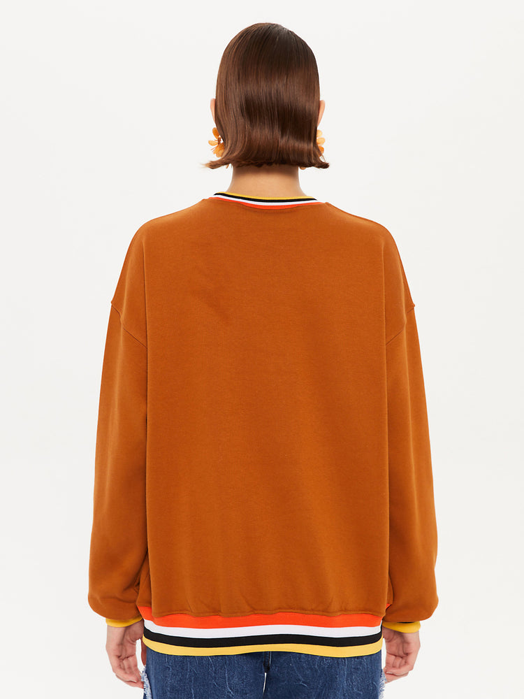 DAISY SWEATSHIRT CARAMEL