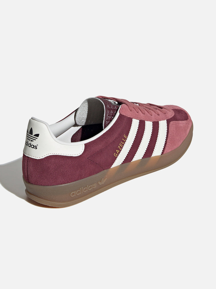 ADIDAS GAZELLE INDOOR MAROON / WHITE