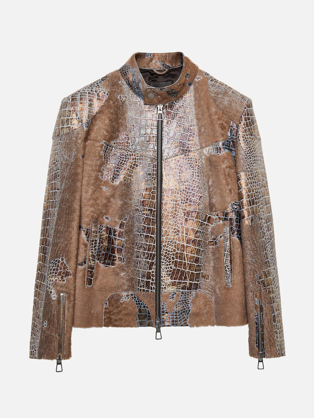 Reconstructed Leather Jacket 01