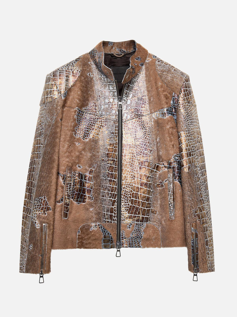 Reconstructed Leather Jacket 01