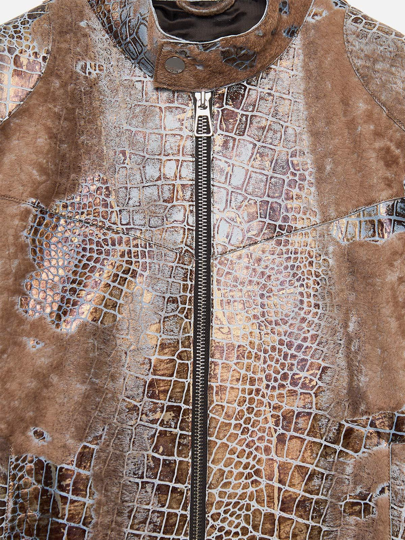 Reconstructed Leather Jacket 01