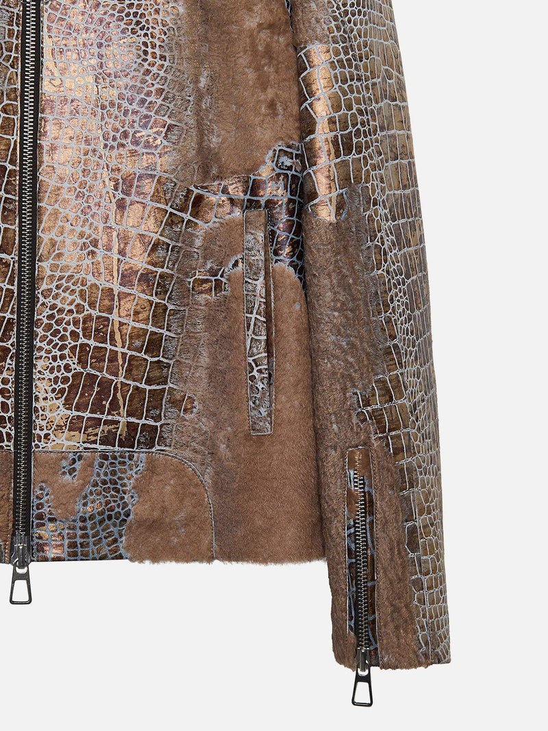 Reconstructed Leather Jacket 01
