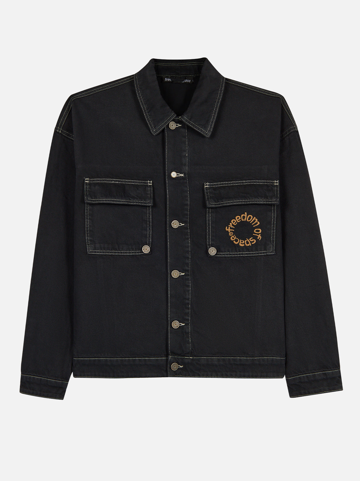 Core Denim Jacket - Black — 01