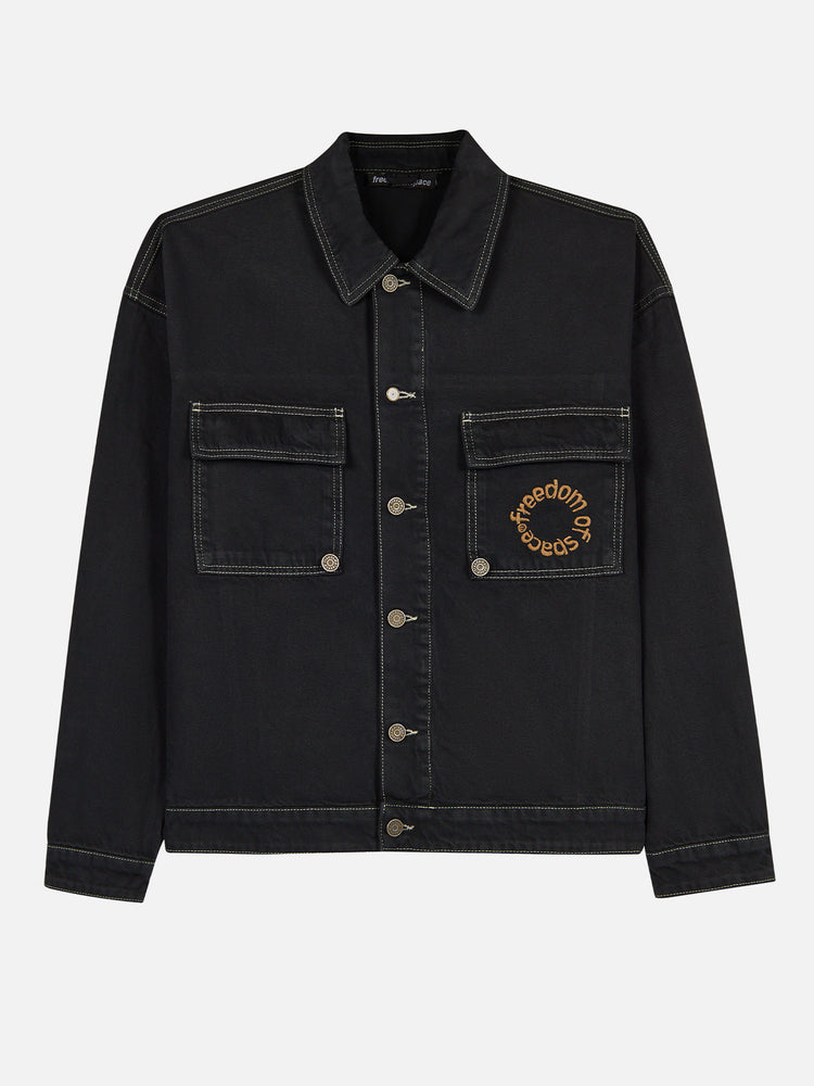 Core Denim Jacket - Black — 01