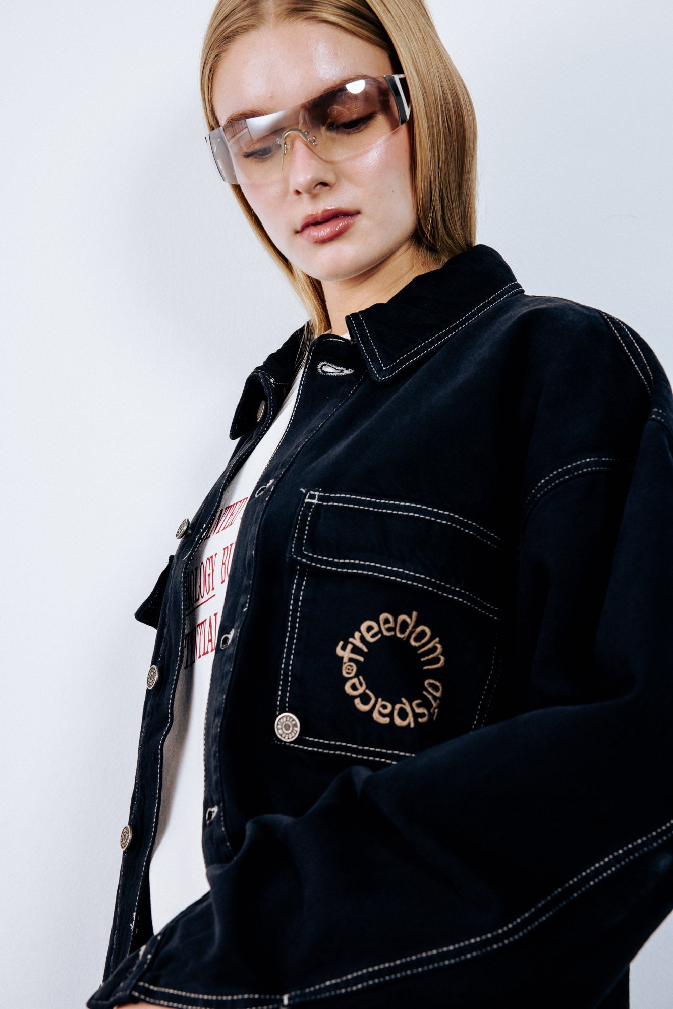 Core Denim Jacket - Black — 4