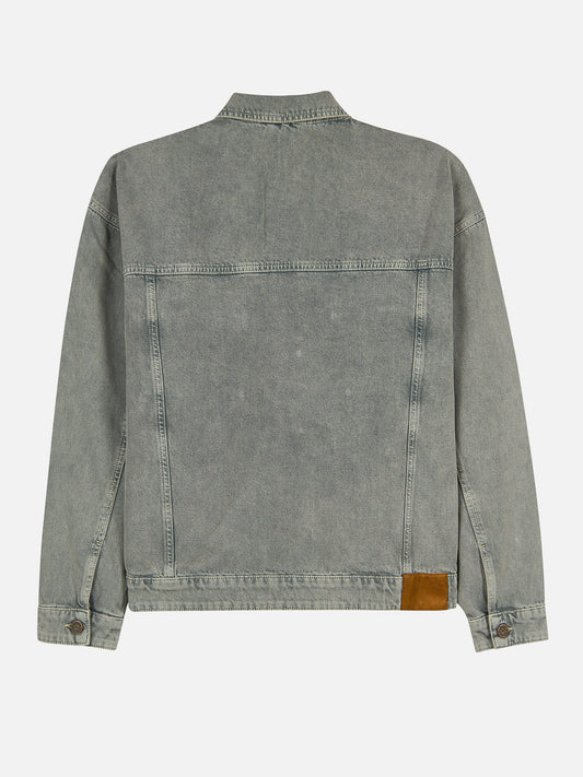 Core Denim Jacket - Washed Grey — 02