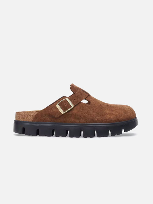 BIRKENSTOCK BOSTON CHUNKY VL DARK TEA BLACK