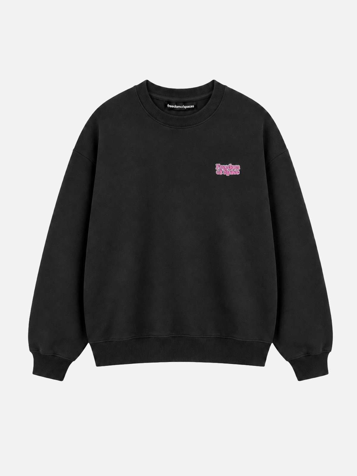 Delulu Sweatshirt Black - ön