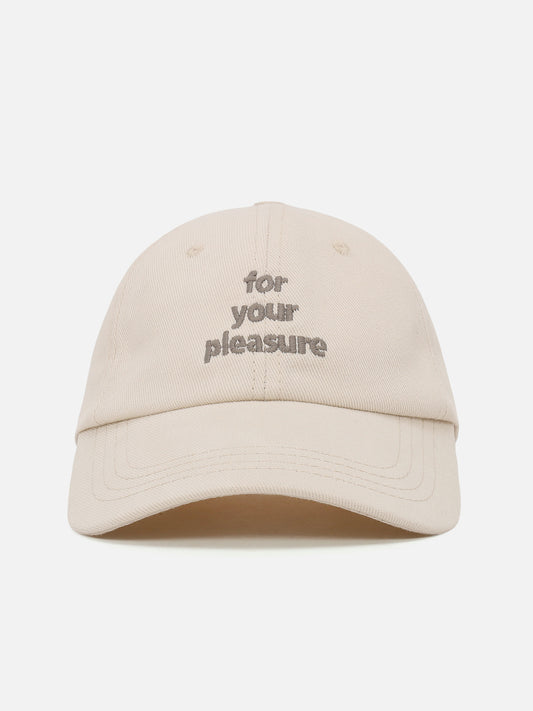 For Your Pleasure Cap Cream/Grey - ön