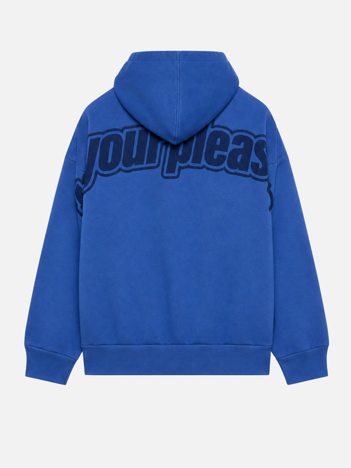For Your Pleasure Full Zip Hoodie Royal Blue - arka