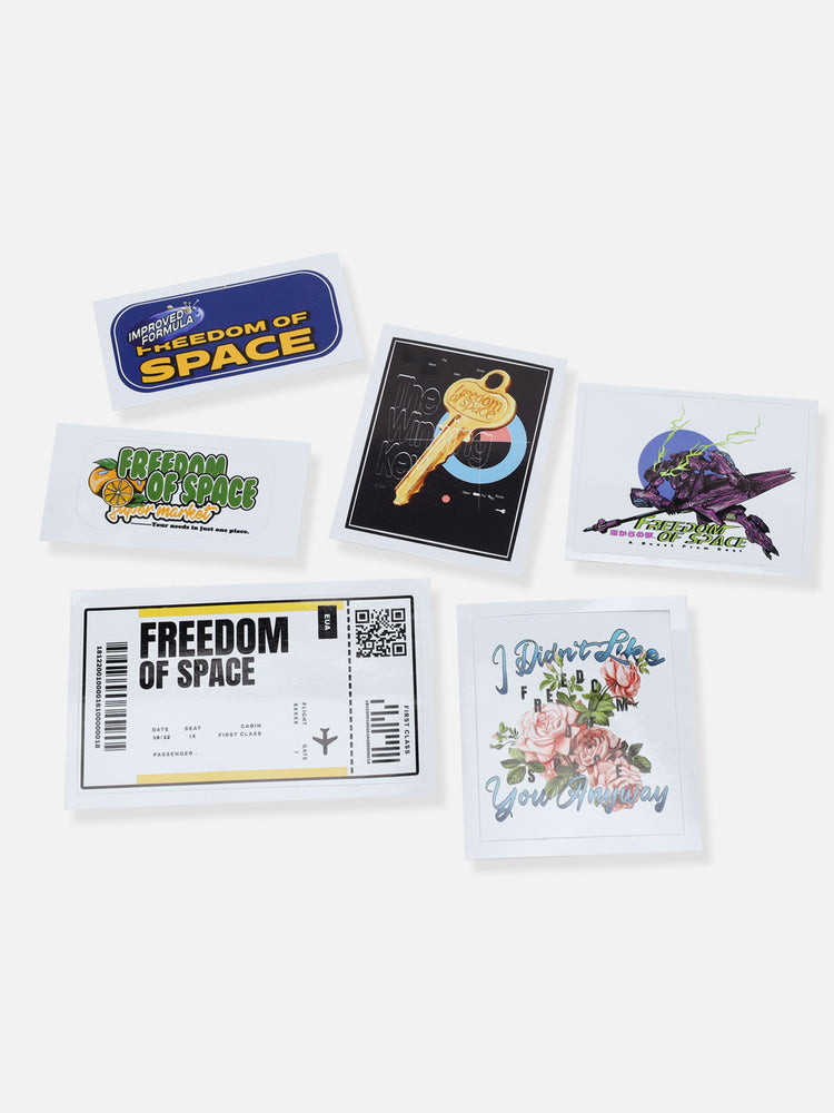 FREEDOM OF SPACE STICKERS SET 2