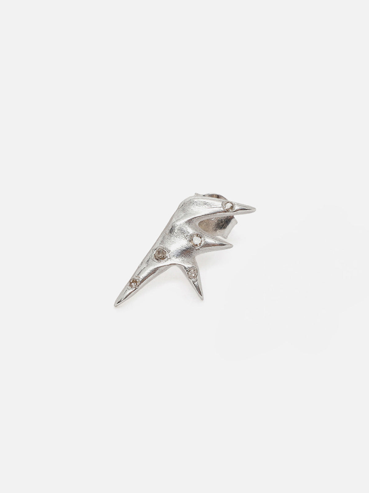 Sculpted Freedom Diamond Küpe