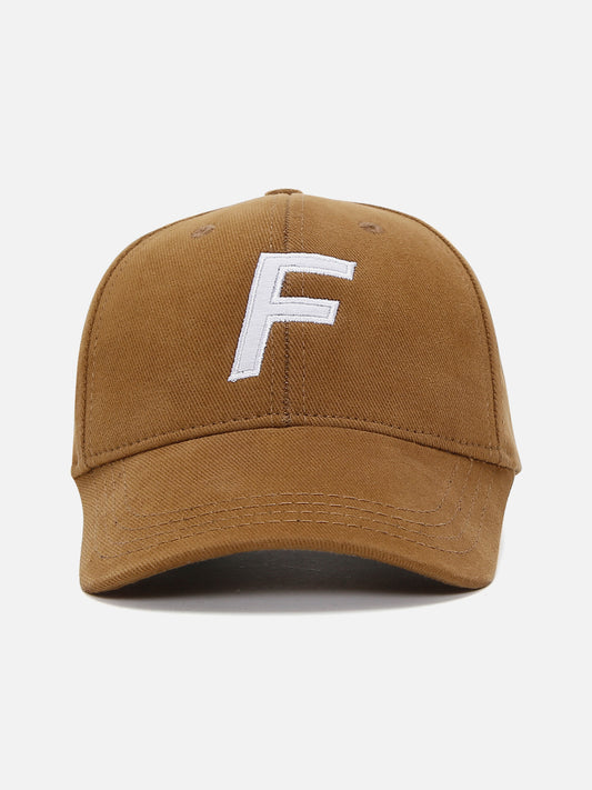 F Logo Cap Camel