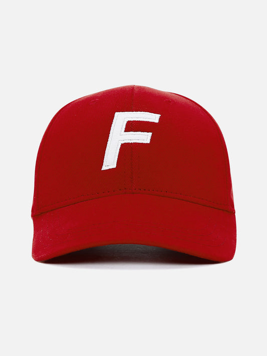 F LOGO CAP RED