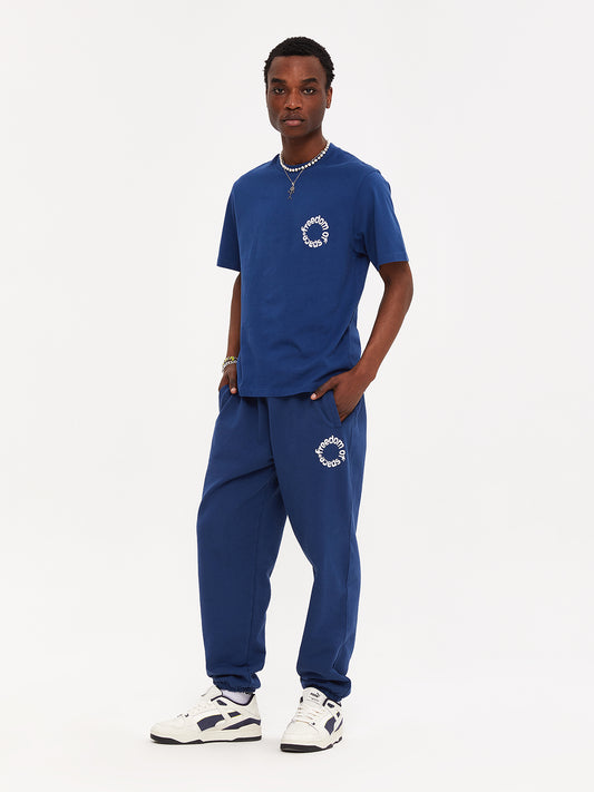 CIRCLE LOGO LOUNGE PANTS NAVY