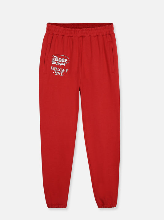 MENTAL DISTANCE LOUNGE PANTS RED