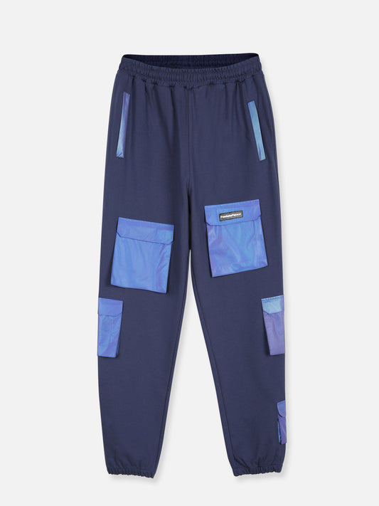 REFLECTED POCKET CARGO PANTS NAVY