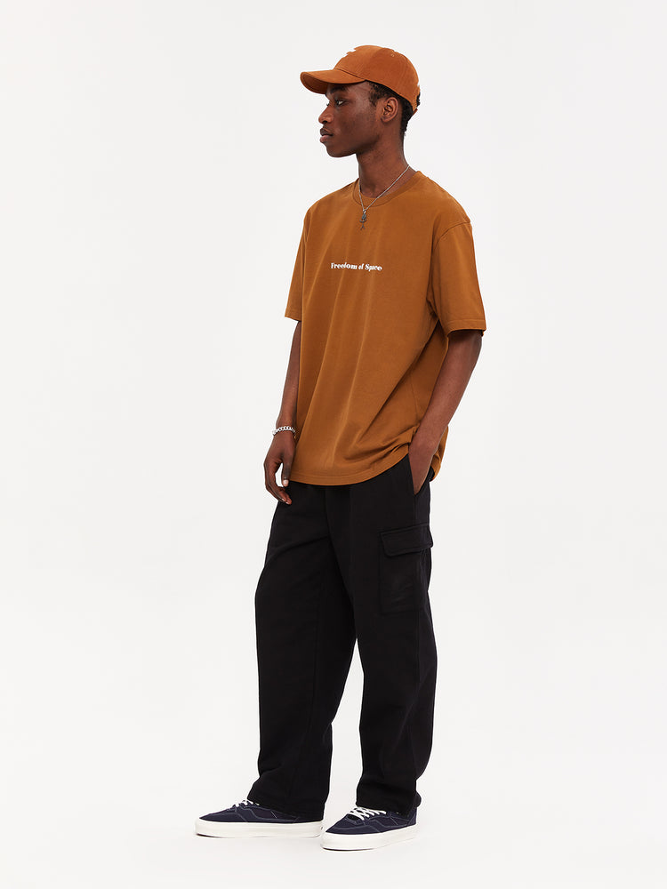 A SIMPLE T-SHIRT BROWN
