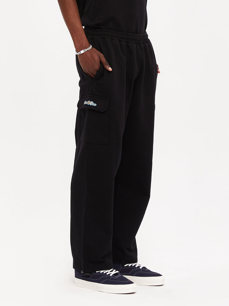 CARGO LOUNGE PANTS BLACK