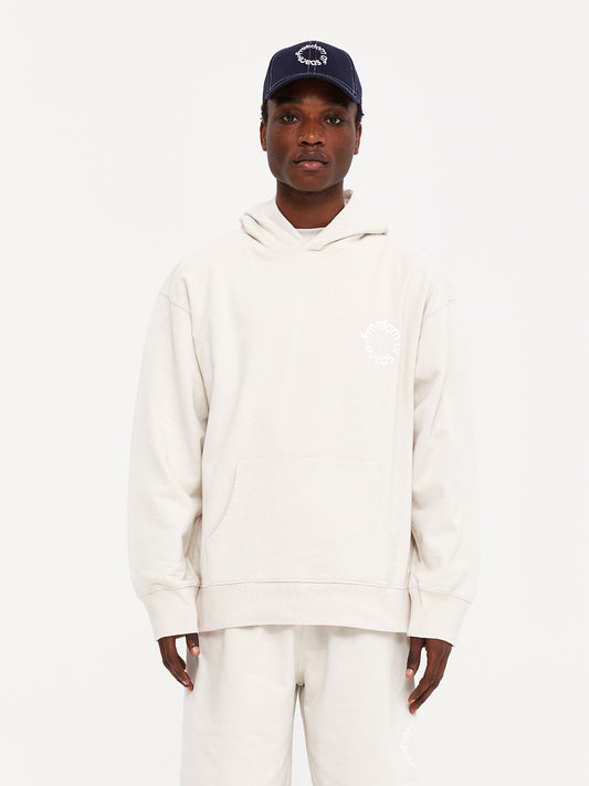 CIRCLE LOGO HOODIE GREY