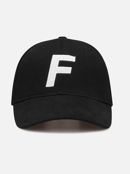 F LOGO CAP BLACK