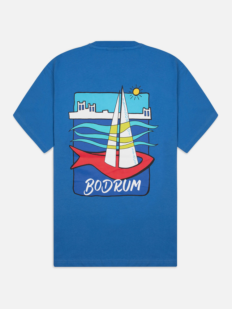 BODRUM SOUVENIR T-SHIRT BLUE