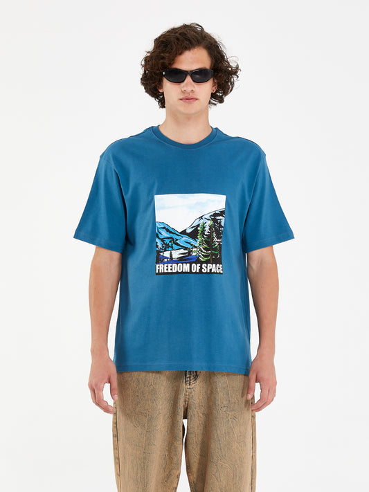 Mountain T-Shirt Deep Blue