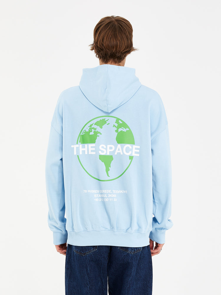 SPACE HOODIE BABY BLUE