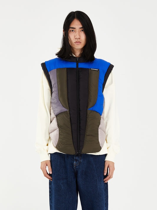 COLORBLOCK PUFFER VEST