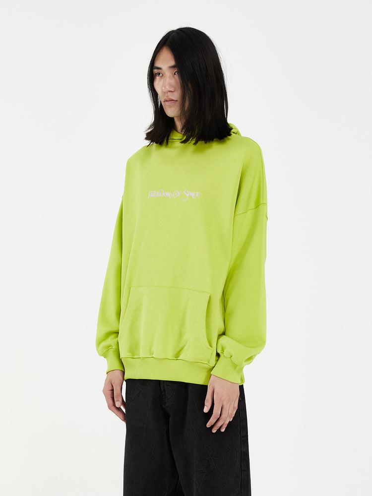 UNDER GOD OVER YOU HOODIE LIME