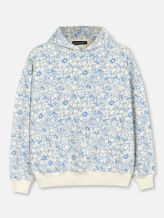 FLORAL FULL PRINT HOODIE