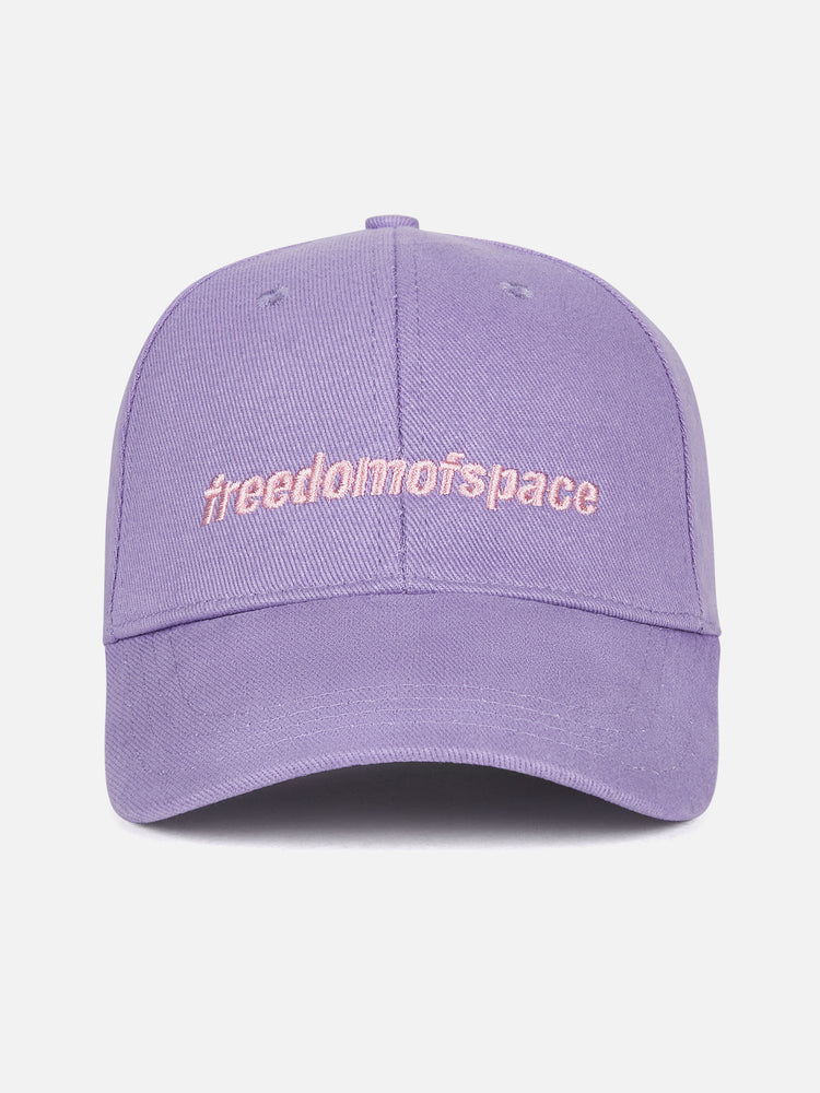 FREEDOM OF SPACE LOGO CAP LILAC