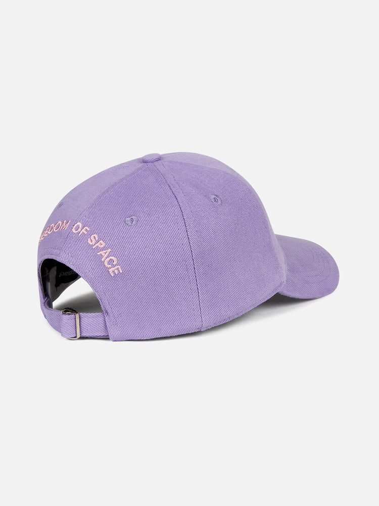 FREEDOM OF SPACE LOGO CAP LILAC