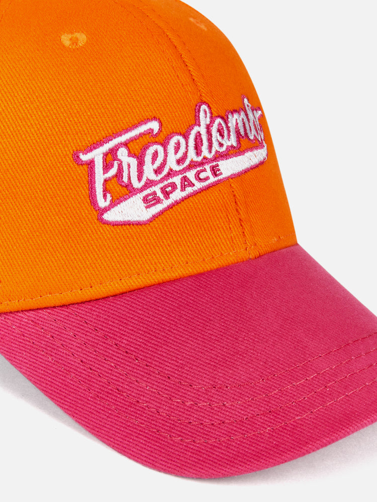 TWO TONE LOGO CAP ORANGE