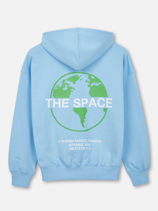 SPACE HOODIE BABY BLUE