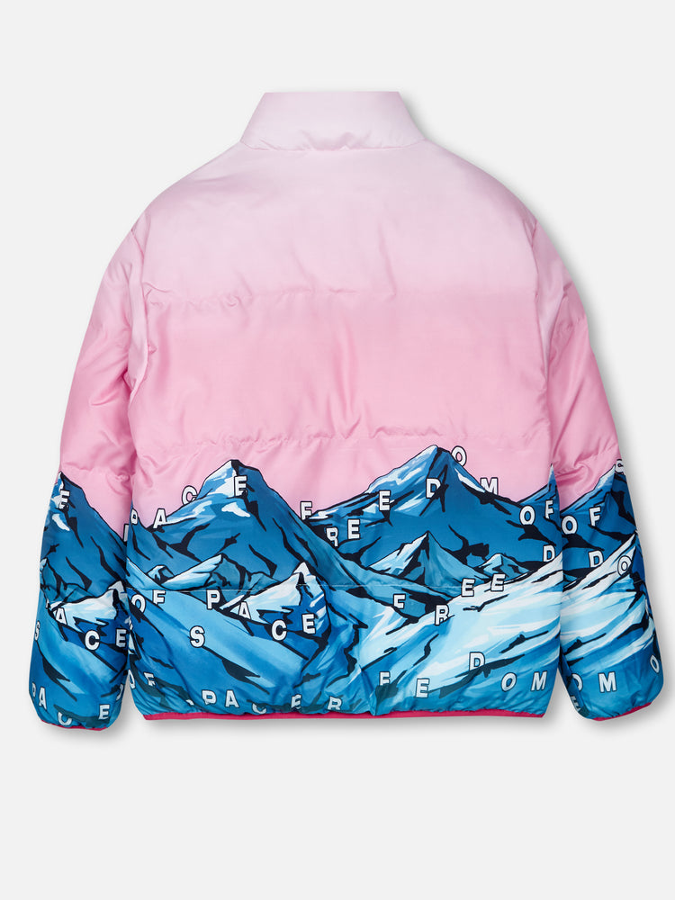 REVERSIBLE PUFFER JACKET PINK